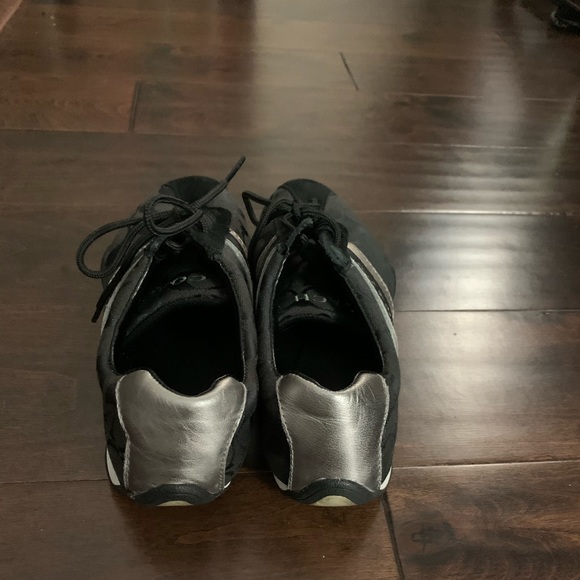 *SOLD*.  Coach Black and Silver Tennis Shoes - Picture 3 of 5